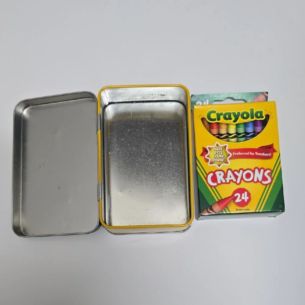 Crayola 24-Count Crayons with Metal Storage Box